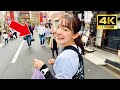 A cute Japanese girl Airi-chan guided me around Kameido by rickshaw😊 | Asakusa Tokyo