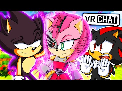 Dark Sonic & Shadow Meet Rusty Rose! (VR Chat)