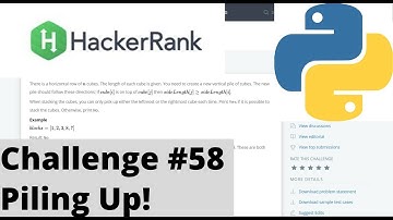 Hackerrank Python | Challenge #58 | Piling Up!