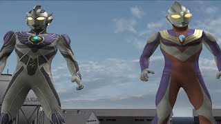 Ultraman Fighting Evolution 3 Ultaman Legend And Tiga Tag Team