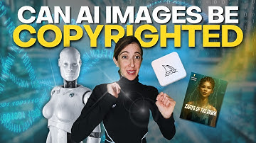 CAN AI GENERATED BOOKS and GRAPHIC DESIGNS BE COPYRIGHTED!??🫡