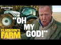 Jeremy Clarkson's Giant Tractor Causing Chaos for 7 Minutes | Clarkson's Farm | The Grand Tour