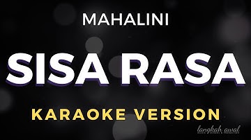 Mahalini - Sisa Rasa | Karaoke Version