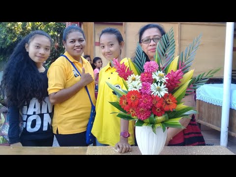 Lomba Merangkai Bunga Hidup Living Flower Arrangement Competition Youtube