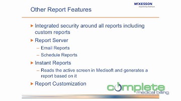 Medisoft Training Version 16 - Additional Reports