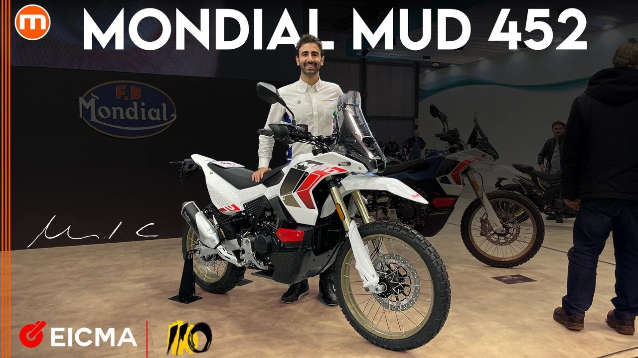 Mondial Mud 452 | Che bella l'enduro stradale per patente A2! Video da EICMA 2024