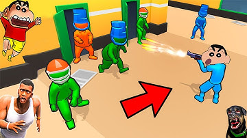 SHINCHAN  NOOB vs PRO vs HACKER in Walkers Attack with FRANKLIN & CHOP | DREAM SQUAD