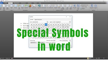 How to insert a symbol or special character in Microsoft word [2022]