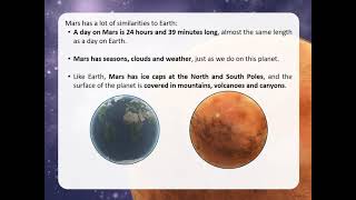 Mars information slides