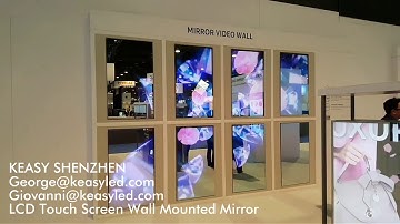 Lcd touch Screen wall mounted mirror | KEASY SHENZHEN TECHNOLOGIES