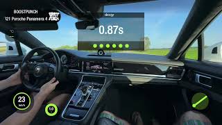 PORSCHE PANAMERA 4S 2.9Ti HYBRID AT 4WD 2021 STAGE-1. 0-200 ACCELERATION