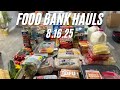 Food Bank & Pantry Haul at Two Locations 🥫