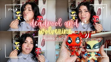 Deadpool and Wolverine Funko Pops!