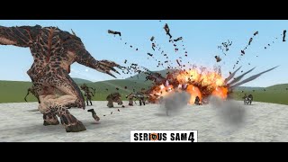 Gameplay as Serious Sam's 4 monsters | Garry's mod