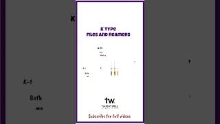 K type reamers and files #shorts #dentistry