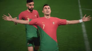 FIFA 23 - BRAZIL 🇧🇷 vs. 🇵🇹 PORTUGAL - FIFA WORLD CUP QATAR FINAL - NEYMAR VS RONALDO - PS5 [4K]