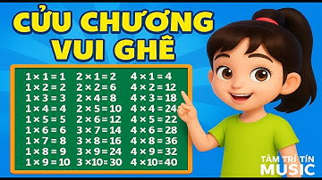 CỬU CHƯƠNG VUI GHÊ 🎵 | Bé Học Bảng Cửu Chương Từ 1 Đến 9 | Nhạc Thiếu Nhi Tâm Trí Tín Music