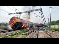 Bhopal Shatabdi Express Train C*rash Kota jan Shatabdi Express |Sachkhand Express |WDG4G Diesel
