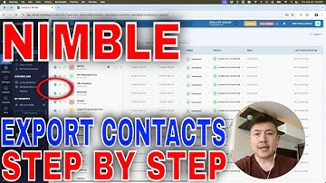 ✅  How To Download Export Nimble CRM Contacts 🔴