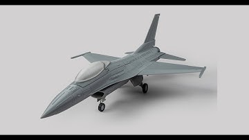 F-16 Fignting Falcon A/C, 3D printing STL
