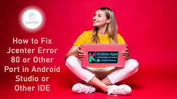 How to fix jcenter error 80 or other port in Android Studio or other IDE