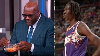 Bol Bol's First half Performance really had Shaq on a sugar high 😂 | Inside the NBA