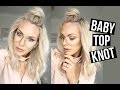 HALF TOP KNOT TUTORIAL || QUICK AND EASY