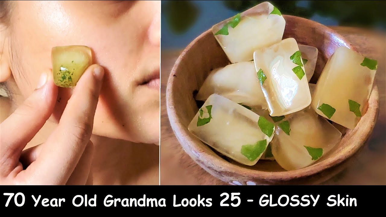 Use Green Tea Icecubes for Clear Spotless & Glowing Skin - Close Large OPEN PORES & Dark Spots