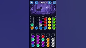 Ball Sort Puzzle Level 64 #youtube #mobilegame #games #gaming #shorts #yotubeshorts #solution #viral