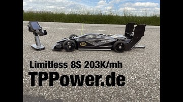 Arrma Limitless TP Power 8S 203 km/h Speedrun