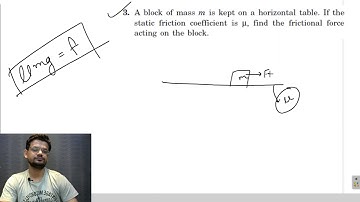 HC Verma chapter 6 friction exercise question 3 solution