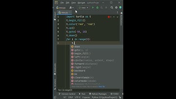 Program to draw triangle #pythonprojects  #pythonprogramming #shorts