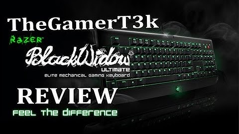 Razer Blackwidow Ultimate 2013 Mechanical Gaming Keyboard Review | BEAUTIFUL