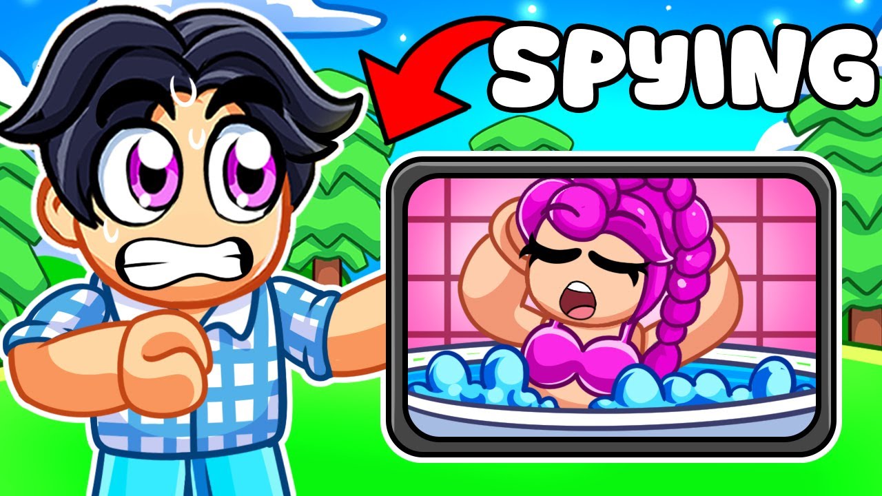 Using SECURITY CAMERAS To SPY On My CRUSH in Roblox! (Kpop Demon Hunrers)