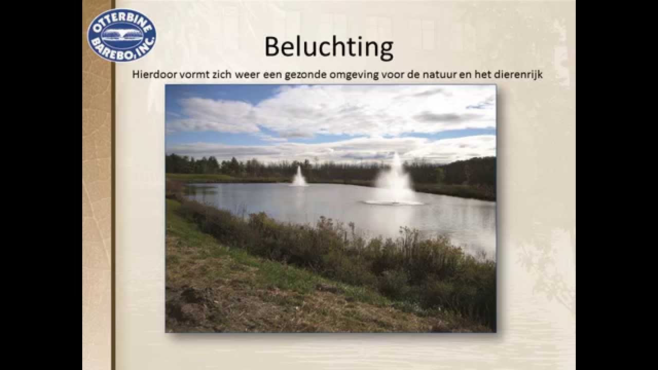 De kunst van Beluchting - Otterbine fontein-beluchter