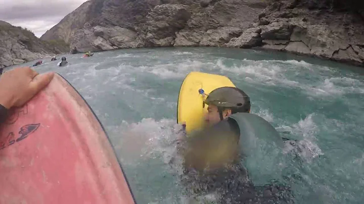 regular afternoon as a riverboarding guide in low ...