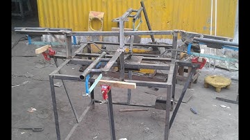 mechanical fabrication of four way hacksaw by sirius tech