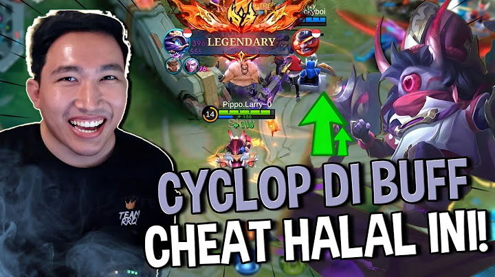 CYCLOPS DI BUFF ULTINYA KAYAK GAK ADA COOLDOWN !!! - Mobile Legends #MLBBIDCreator
