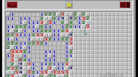 Minesweeper 57 seconds no flag