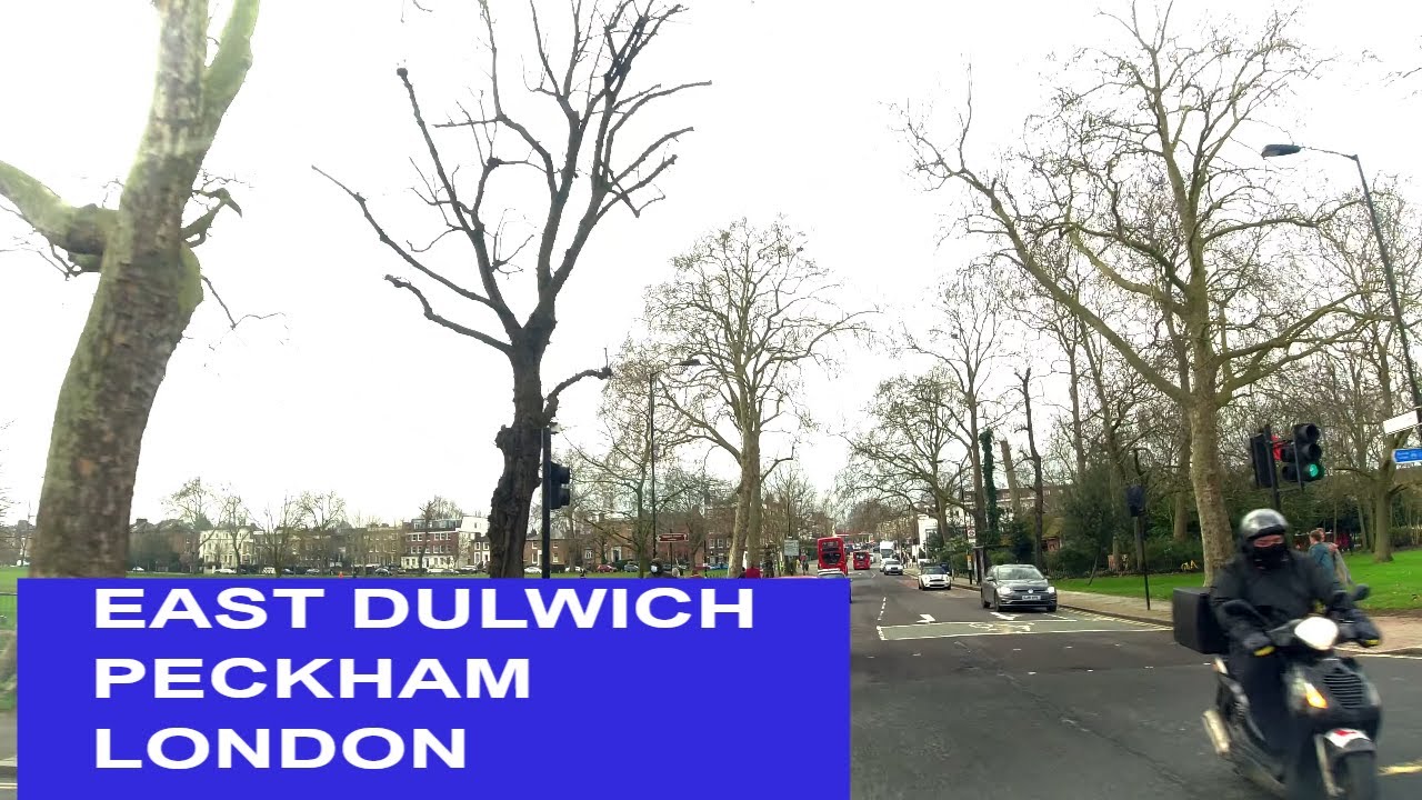 4k london drive tour. driving around south east london