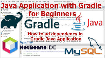 Gradle Java Application - Netbeans 16 with MySQL Server Database - How to add dependency in Gradle