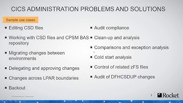 Efficient management of online resources using CICS Configuration
