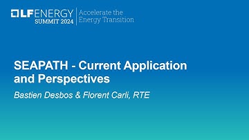 SEAPATH - Current Application and Perspectives - Bastien Desbos & Florent Carli, RTE