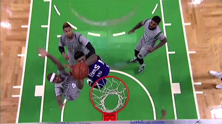 5'9" Isaiah Thomas Blocks 6'11" DeMarcus Cousins (...