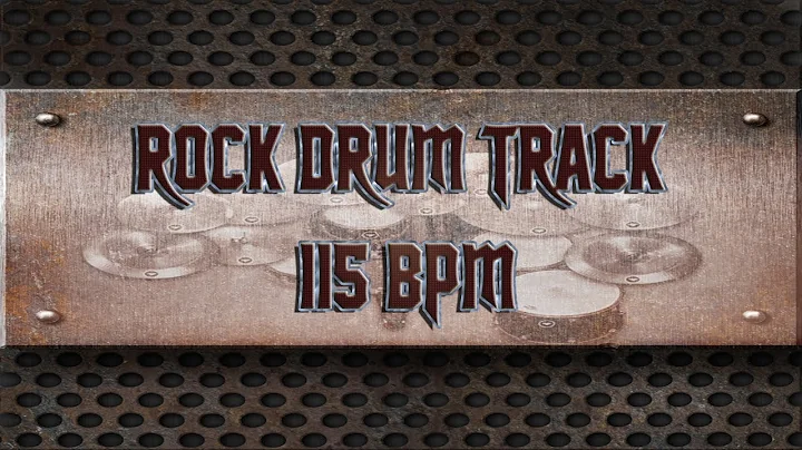 Easy Rock Drum Track 115 BPM | Preset 2.0 (HQ,HD)