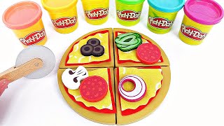 Toy Kitchen Cooking Pizza | Preschool Learning Videos