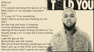 Tory Lanez – Flex (Lyrics)