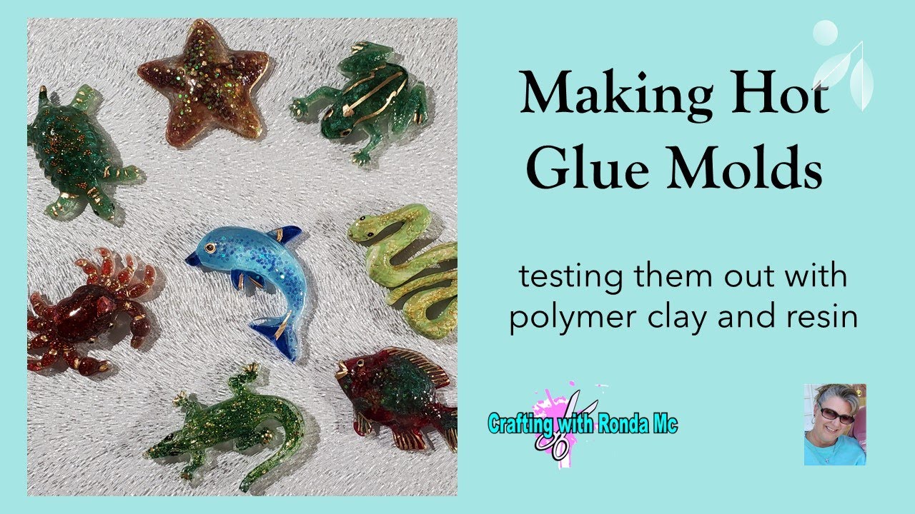 DIY Hot Glue Molds For Resin and Polymer Clay YouTube