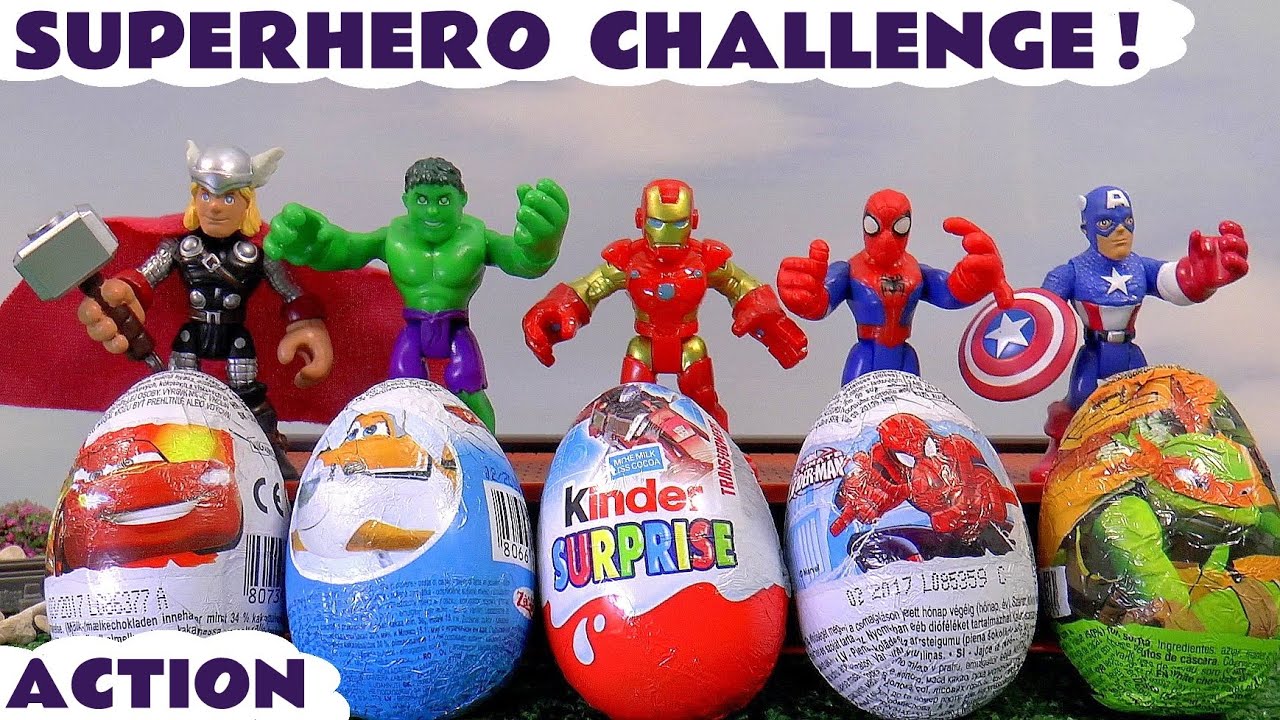 spiderman surprise eggs youtube