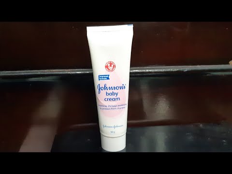 Johnsons baby cream review, moisturiserising cream for dry skin, chemical free ! Best for babies